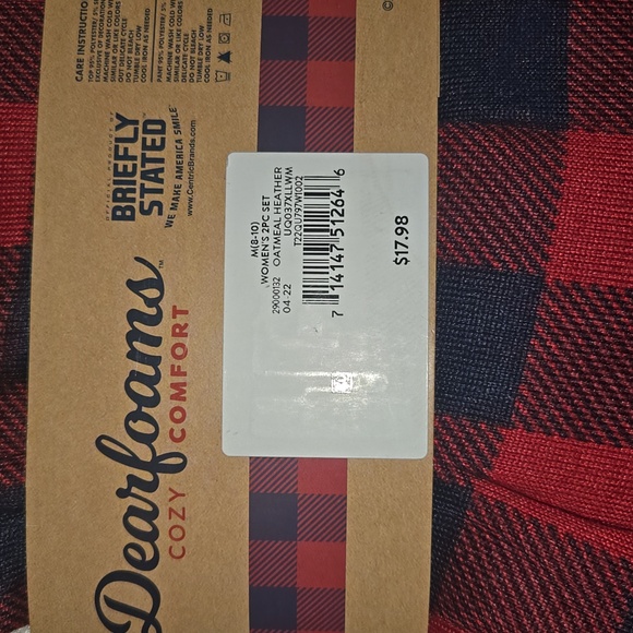 Plaid Dearfoams Family Pajamas Women's 2-PC Set - Picture 5 of 5